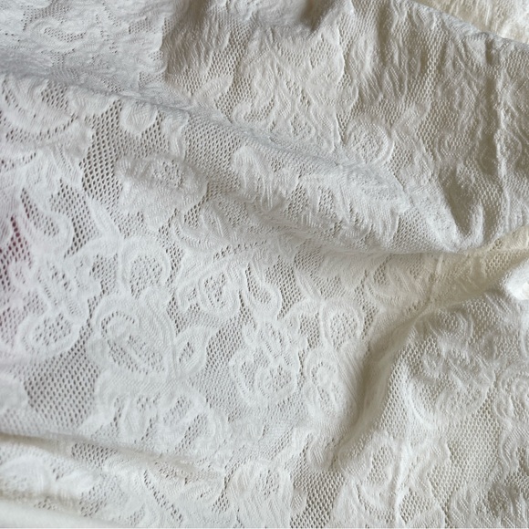 Skims Knit Lace Turtleneck Maxi dress Ivory - Picture 4 of 6